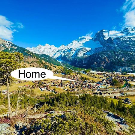 Bellevue & Classy Mountain View Apartment Kandersteg Buitenkant foto