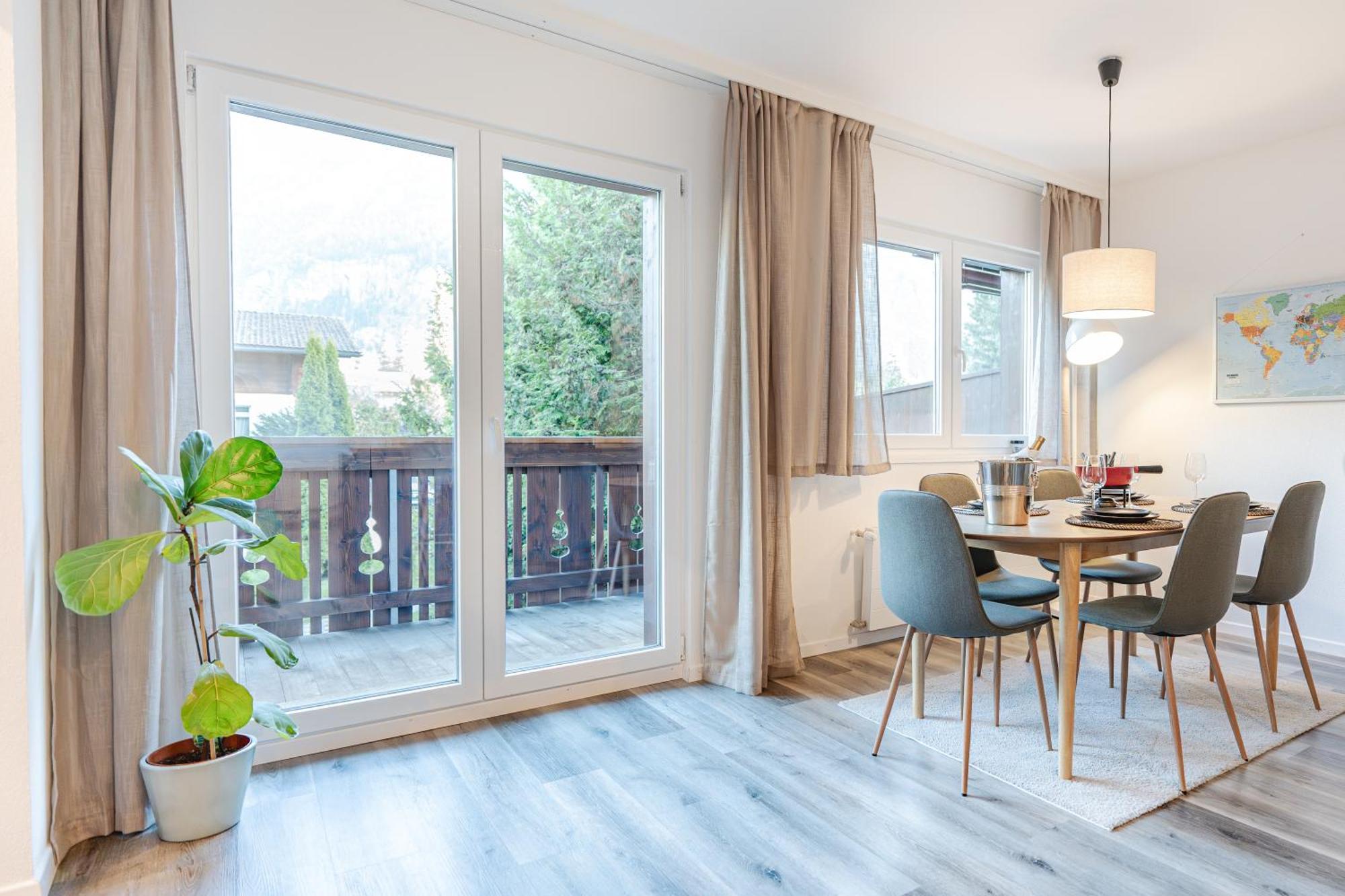 Bellevue & Classy Mountain View Apartment Kandersteg Buitenkant foto
